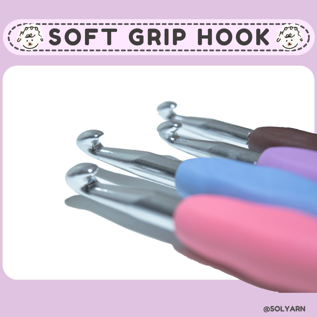 Soft Grip Crochet Hooks โ Comfortable & Easy to Use!