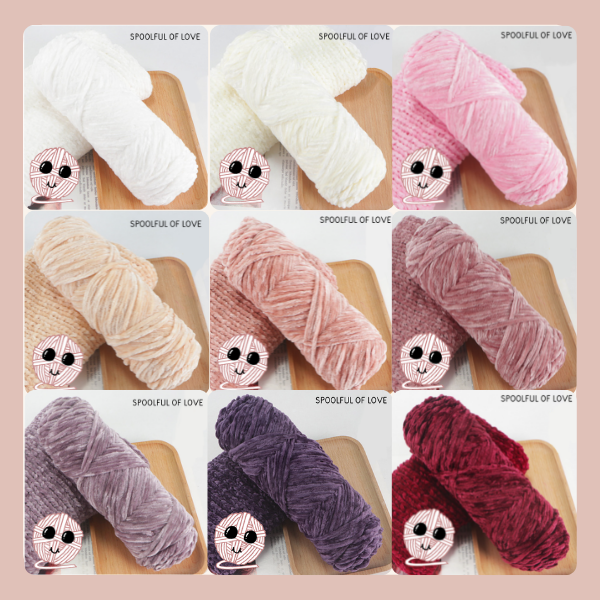 Chenille Yarn – Soft, Plush & Perfect for Cozy Projects!