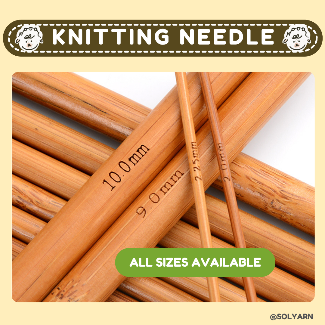 Bamboo Knitting Needles – Smooth & Lightweight!