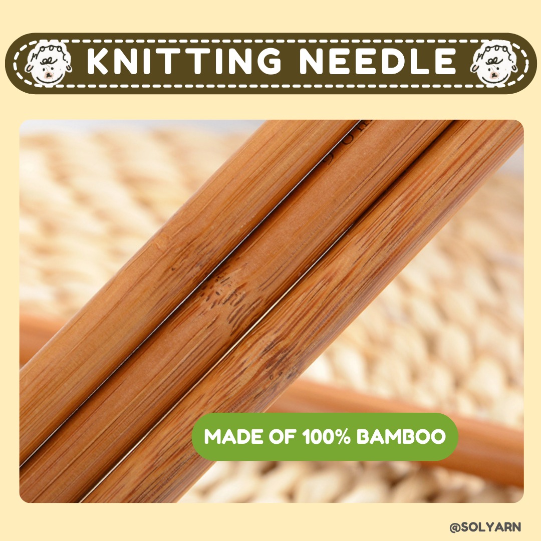 Bamboo Knitting Needles – Smooth & Lightweight!